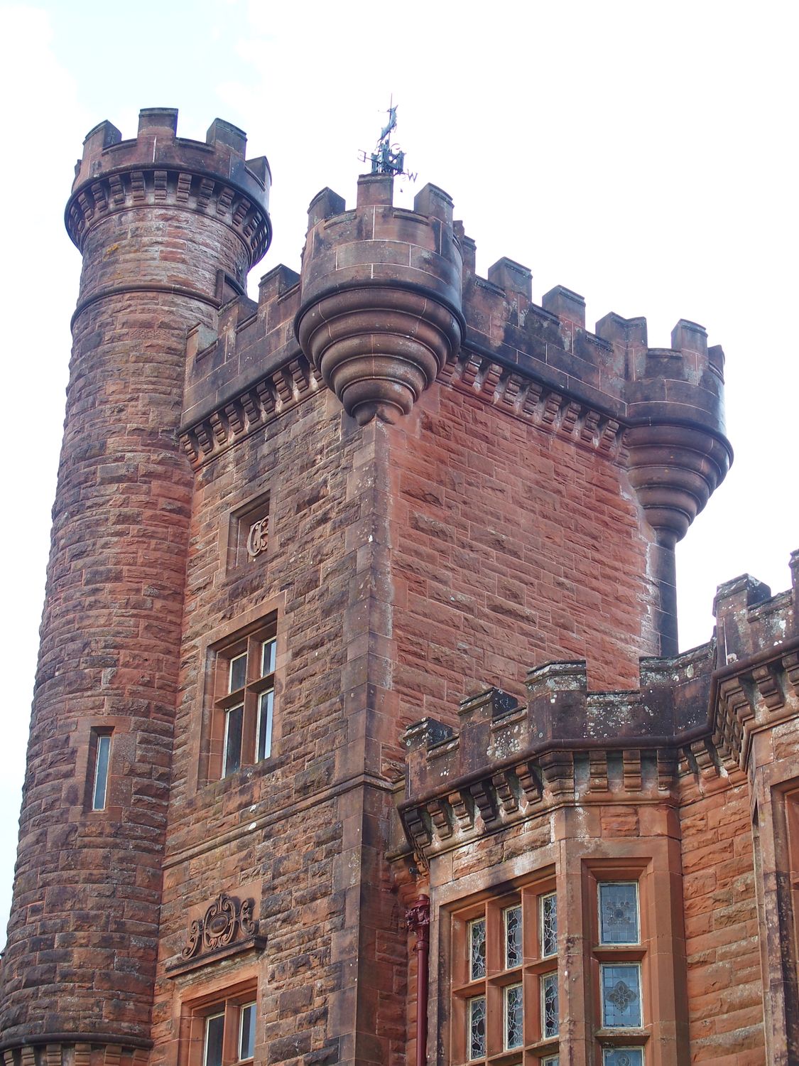 Kinloch kastély Rum szigete Skócia